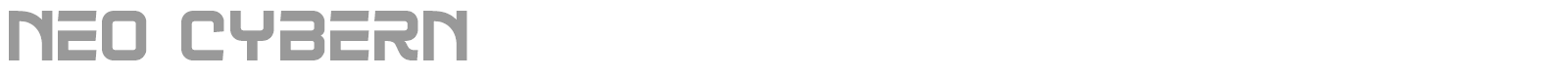 Neo Cybern font preview